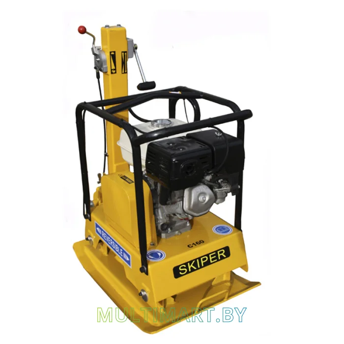 Виброплита Skiper С160 (Honda GX270, 9 л.с.,реверс, колеса)